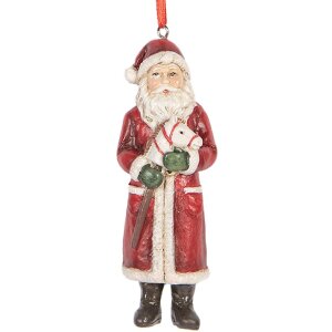 Clayre & Eef 6PR5595 Decoratie Hangdecoratie Kerstman...
