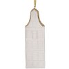 Clayre & Eef 6PR5611 Decoratiehanger Huis 4x4x11 cm Wit