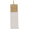 Clayre & Eef 6PR5611 Decoratiehanger Huis 4x4x11 cm Wit