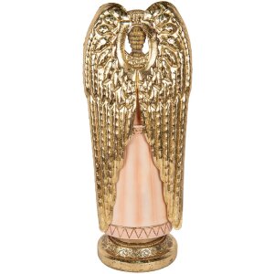 Clayre & Eef 6PR5627 Decoratie Engel 20x15x46 cm Roségoud