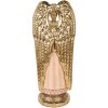 Clayre & Eef 6PR5627 Decoratie Engel 20x15x46 cm Roségoud