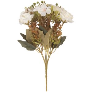 Clayre & Eef 6PL0401W Decoratieve tak met bloemen 12x10x29 cm