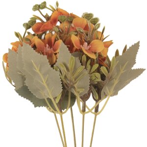Clayre & Eef 6PL0402O Decoratieve Tak met Bloemen 10x10x32 cm Orange