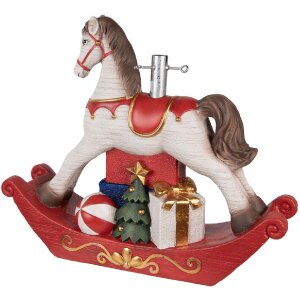 Clayre & Eef 5MG0095 Kerstboomstandaard 73x21x61 cm Wit