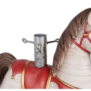 Clayre & Eef 5MG0095 Kerstboomstandaard 73x21x61 cm Wit