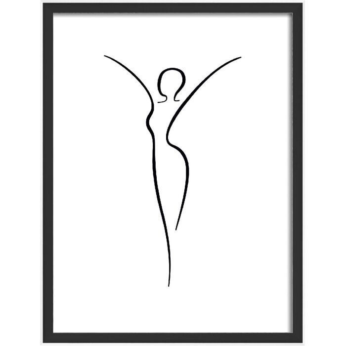 Walther Silhouette Houtenlijst 40x50 cm ZWART NW050B