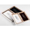 Walther Silhouette Dubbel Fotolijst Wit Natuur/Beuk 10x15/13x18 cm
