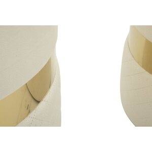 Mauro Ferretti Zitkrukset Sheffild 2-delig Ø 37x42 Ø 28x35 cm crème