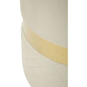 Mauro Ferretti Zitkrukset Sheffild 2-delig Ø 37x42 Ø 28x35 cm crème