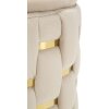 Mauro Ferretti Zitkrukset Shanty 2-delig Ø 37x42 Ø 28x35 cm crème