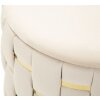 Mauro Ferretti Zitkrukset Shanty 2-delig Ø 37x42 Ø 28x35 cm crème