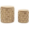 Mauro Ferretti Zitkruk-set Shanty 2-delig Ø 37x42 Ø 28x35 cm goud