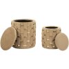 Mauro Ferretti Zitkruk-set Shanty 2-delig Ø 37x42 Ø 28x35 cm goud