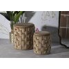 Mauro Ferretti Zitkruk-set Shanty 2-delig Ø 37x42 Ø 28x35 cm goud