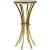 Mauro Ferretti Bijtafel Shanty hoog Ø 40x81 cm goud zwart