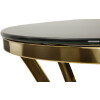 Mauro Ferretti Bijtafel Shanty hoog Ø 40x81 cm goud zwart