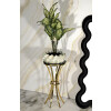 Mauro Ferretti Bijtafel Shanty hoog Ø 40x81 cm goud zwart
