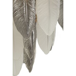 Mauro Ferretti Plafondlamp Leafy Multicolor Glas Ø 60x40-87 cm 9xE14