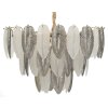 Mauro Ferretti Plafondlamp Leafy Multicolor Glas Ø 60x40-87 cm 9xE14