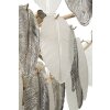 Mauro Ferretti Plafondlamp Leafy Multicolor Glas Ø 60x40-87 cm 9xE14
