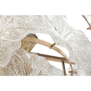 Mauro Ferretti Plafondlamp Ibiscus Multicolor Glas Ø 47x30-73 cm 5xE14