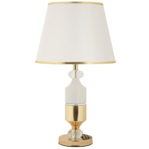 Mauro Ferretti Tafellamp Gipsy Goud Wit Ø 30x52 cm...