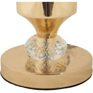 Mauro Ferretti Tafellamp Gipsy Goud Wit Ø 30x52 cm E27