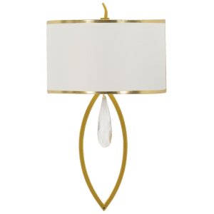 Mauro Ferretti Wandlamp Vienna goud wit 26x15x50 cm E14