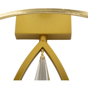 Mauro Ferretti Wandlamp Vienna goud wit 26x15x50 cm E14