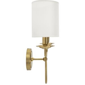 Mauro Ferretti Wandlamp Zagreb IJzer Stoff goud wit...