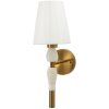 Mauro Ferretti Wandlamp Budapest 16x20x46 cm E14 goud wit