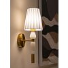 Mauro Ferretti Wandlamp Budapest 16x20x46 cm E14 goud wit