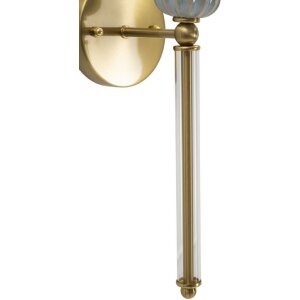 Mauro Ferretti Wandlamp Warsaw 17x22x57 cm E14 goud wit