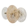 Mauro Ferretti Wandlamp Osaka Glas IJzer 42x8x20 cm 2xE14 zonder lichtbron