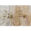 Mauro Ferretti Wandlamp Osaka Glas IJzer 42x8x20 cm 2xE14 zonder lichtbron