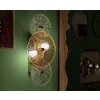 Mauro Ferretti Wandlamp Osaka Glas IJzer 42x8x20 cm 2xE14 zonder lichtbron