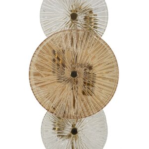 Mauro Ferretti Tafellamp Osaka Glas IJzer 20x18x66 cm 3xE14 zonder lichtbron