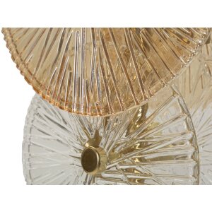Mauro Ferretti Tafellamp Osaka Glas IJzer 20x18x66 cm 3xE14 zonder lichtbron