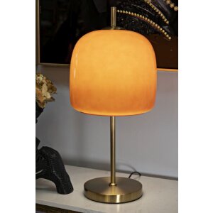 Mauro Ferretti Tafellamp Oldy Glas IJzer Ø30x16x53 cm E27 zonder lichtbron