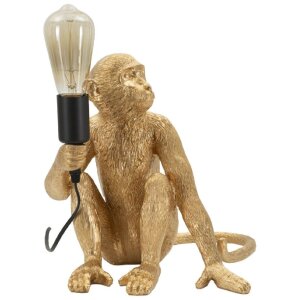 Mauro Ferretti Tafellamp Aap zittend goud 33x33x32 cm E27...
