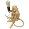 Mauro Ferretti Tafellamp Aap zittend goud 33x33x32 cm E27 zonder lichtbron