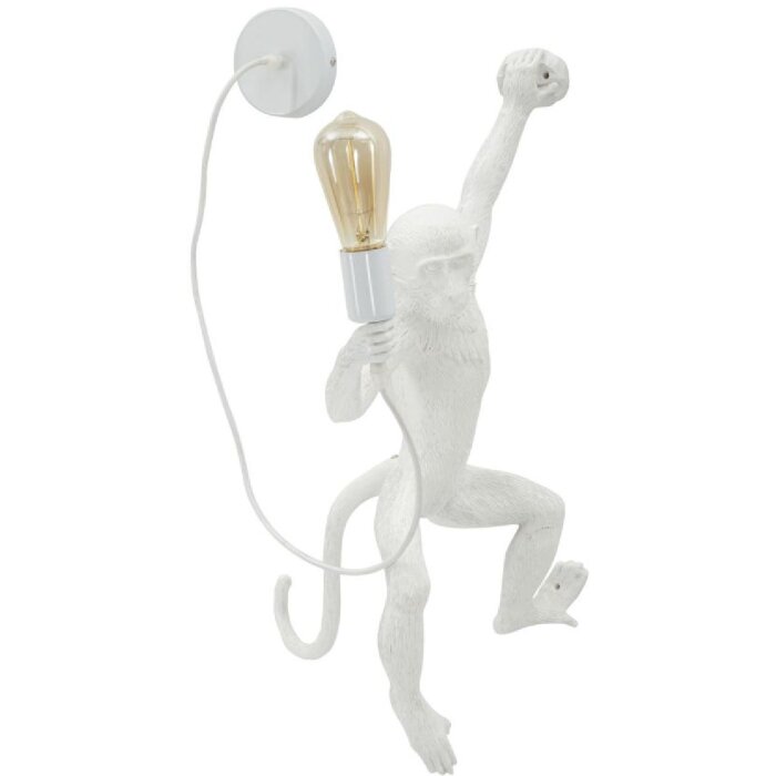Mauro Ferretti Wandlamp Aap Wit 32x32x64 cm E27 zonder lichtbron