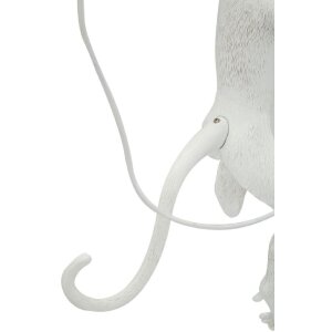 Mauro Ferretti Wandlamp Aap Wit 32x32x64 cm E27 zonder lichtbron