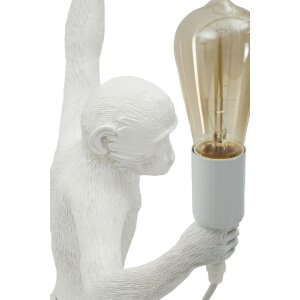 Mauro Ferretti Wandlamp Aap Wit 32x32x64 cm E27 zonder lichtbron