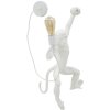 Mauro Ferretti Wandlamp Aap Wit 32x32x64 cm E27 zonder lichtbron