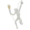Mauro Ferretti Wandlamp Aap Wit 32x32x64 cm E27 zonder lichtbron