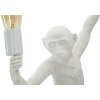 Mauro Ferretti Wandlamp Aap Wit 32x32x64 cm E27 zonder lichtbron