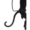 Mauro Ferretti Wandlamp Aap zwart 32x32x64 cm E27 zonder lichtbron