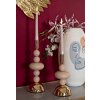 Mauro Ferretti Kandelaar Galaxy roze – 2-delige set Ø 10x22 cm & Ø 10x30 cm