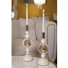 Mauro Ferretti Kandelaar Saturn crème – 2-delige set Ø 10x27/33 cm